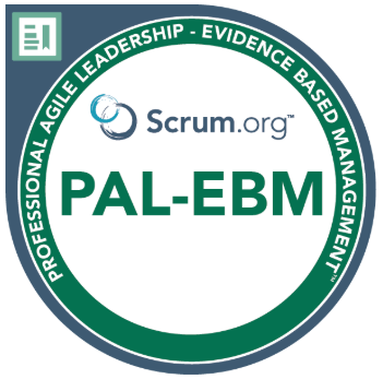 Professional Agile Leadership - Evidence-Based Management (PAL-EBM), Scrum.org